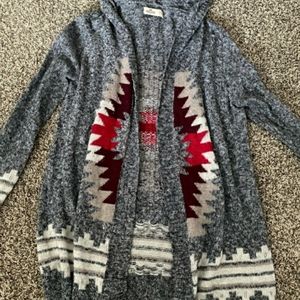Hollister Aztec print cardigan, XS